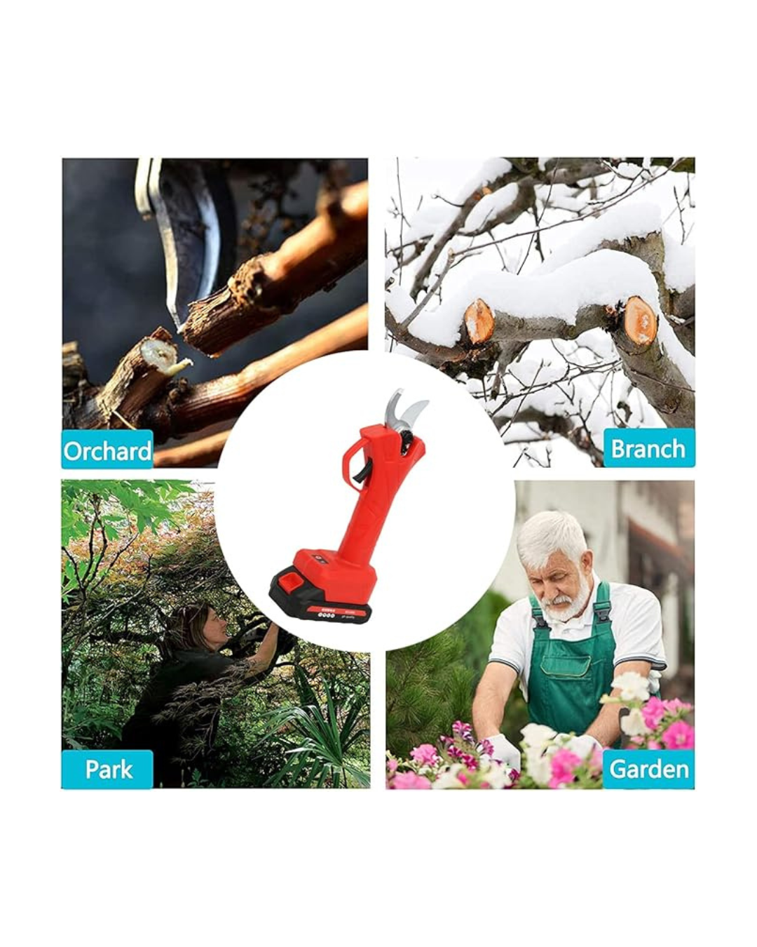 Gërshërë elektrike për krasitje, Krasitëse profesionale të degëve të pemëve pa kabllo