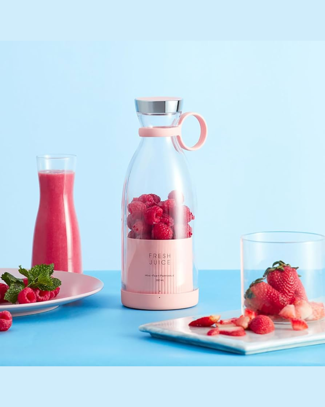 Blender lëngjesh portative elektrike 350 ml