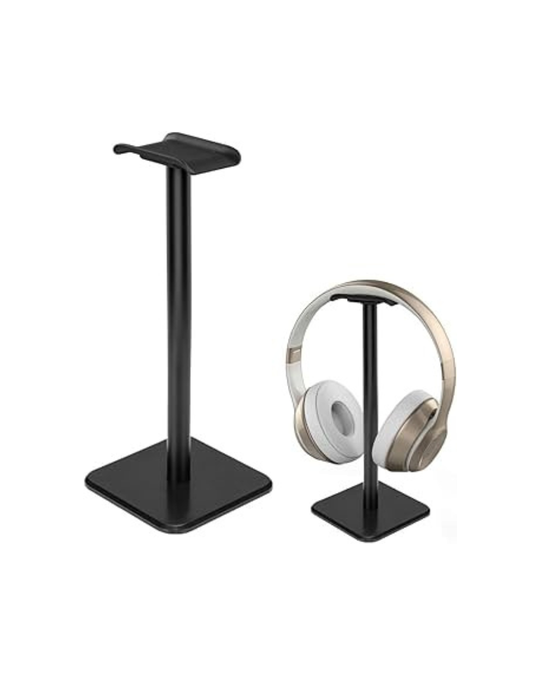 Mbështetëse kufjesh alumini universale, i zi