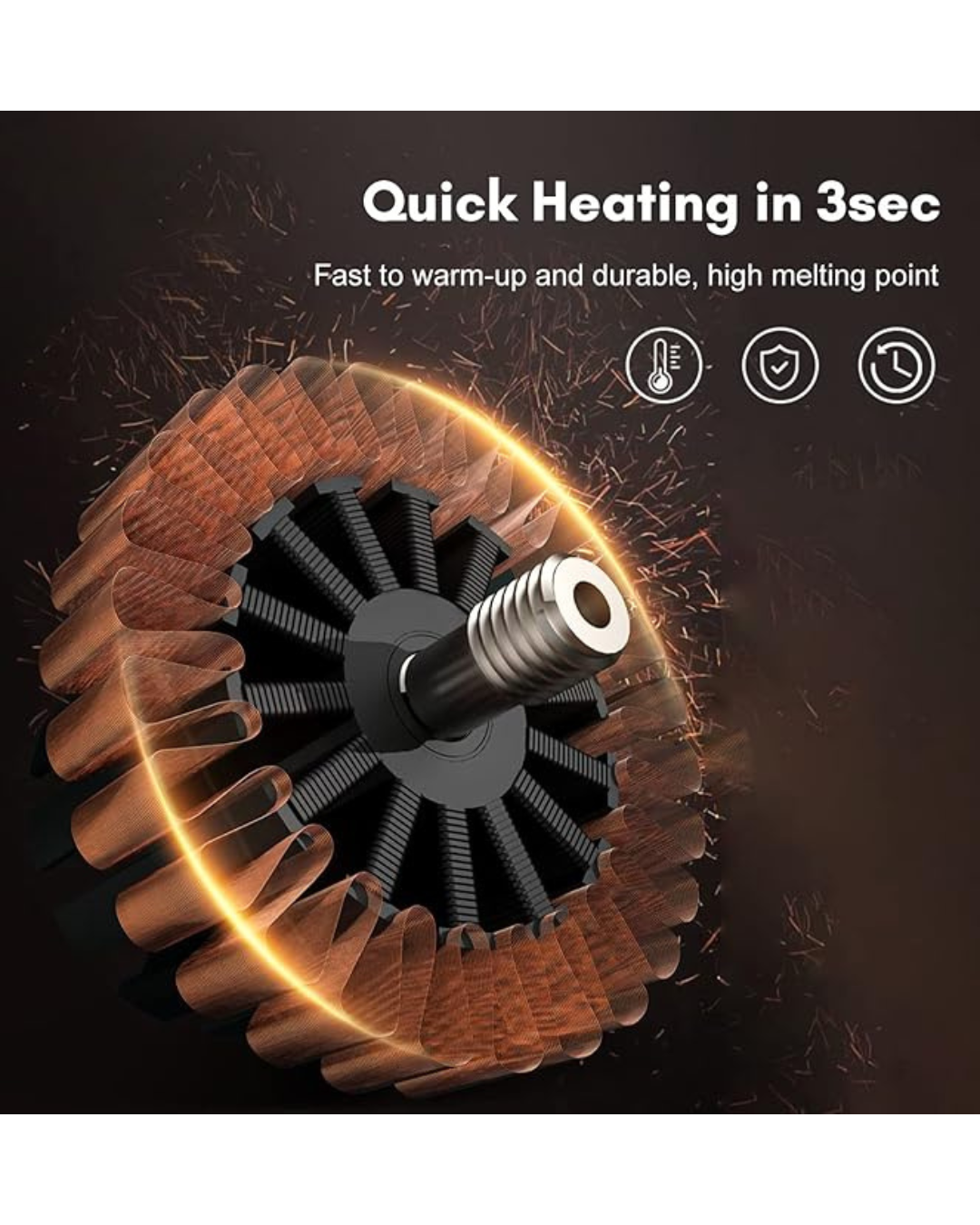 Ngrohës elektrik për tavolinë 800W për dhomë gjumi, zyrë, tavolinë