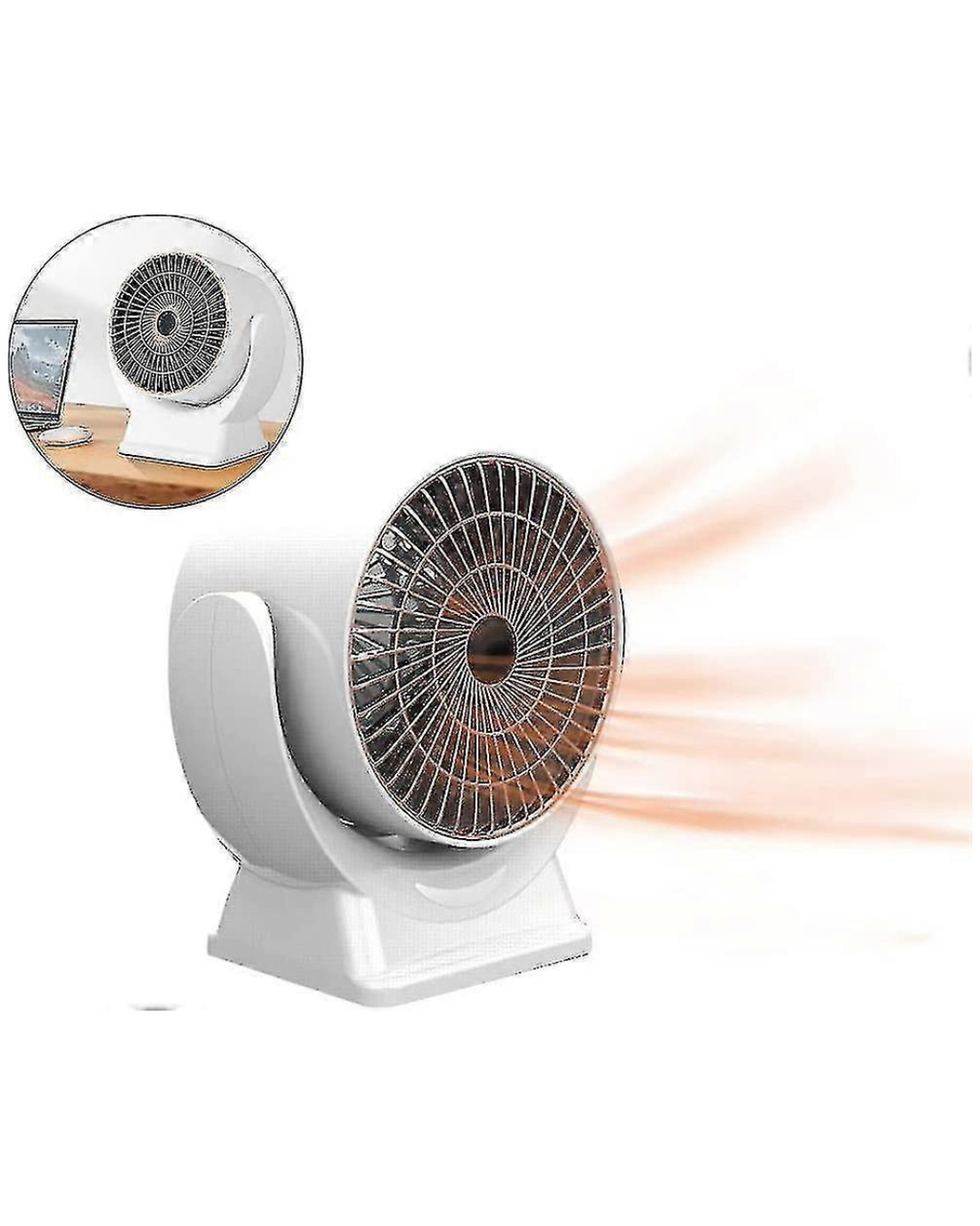 Ngrohës elektrik për tavolinë 800W për dhomë gjumi, zyrë, tavolinë