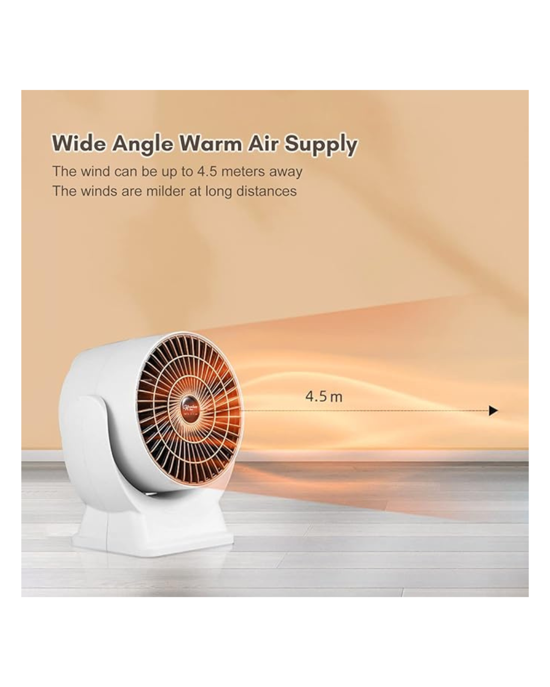 Ngrohës elektrik për tavolinë 800W për dhomë gjumi, zyrë, tavolinë