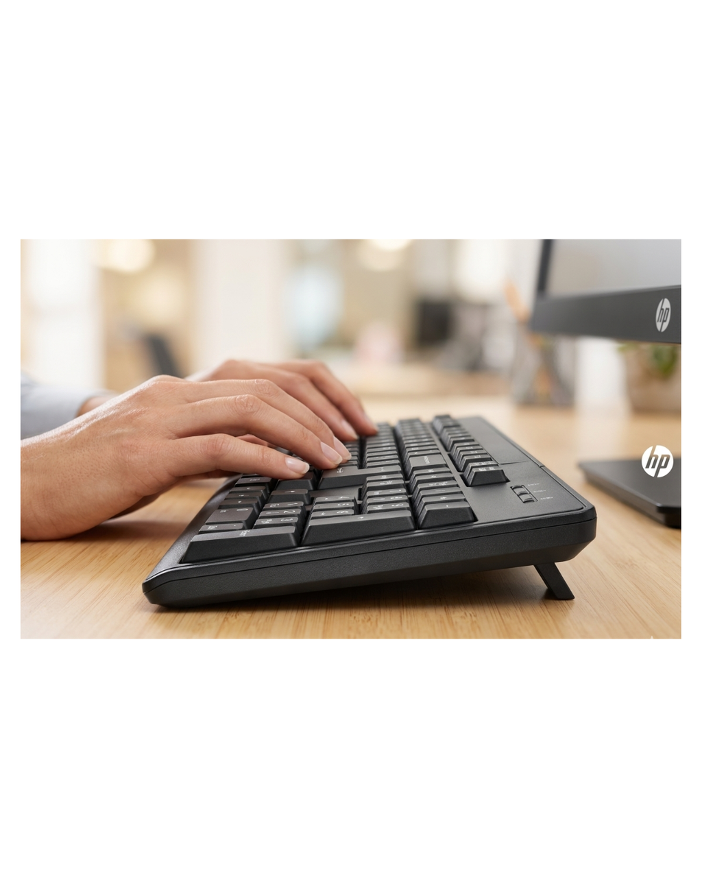 Tastierë zyre Hp K1600 me kabëll, e zezë
