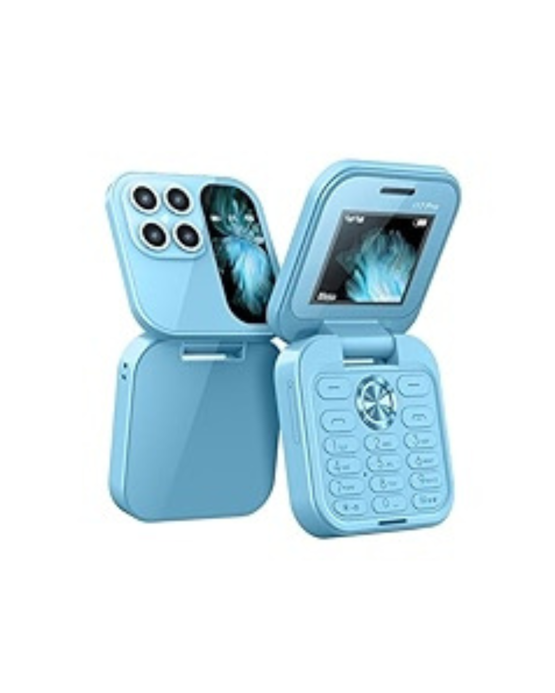 Telefon celular i17 PRO Mini i palosshëm, me ekran të vogël me 2 karta SIM.