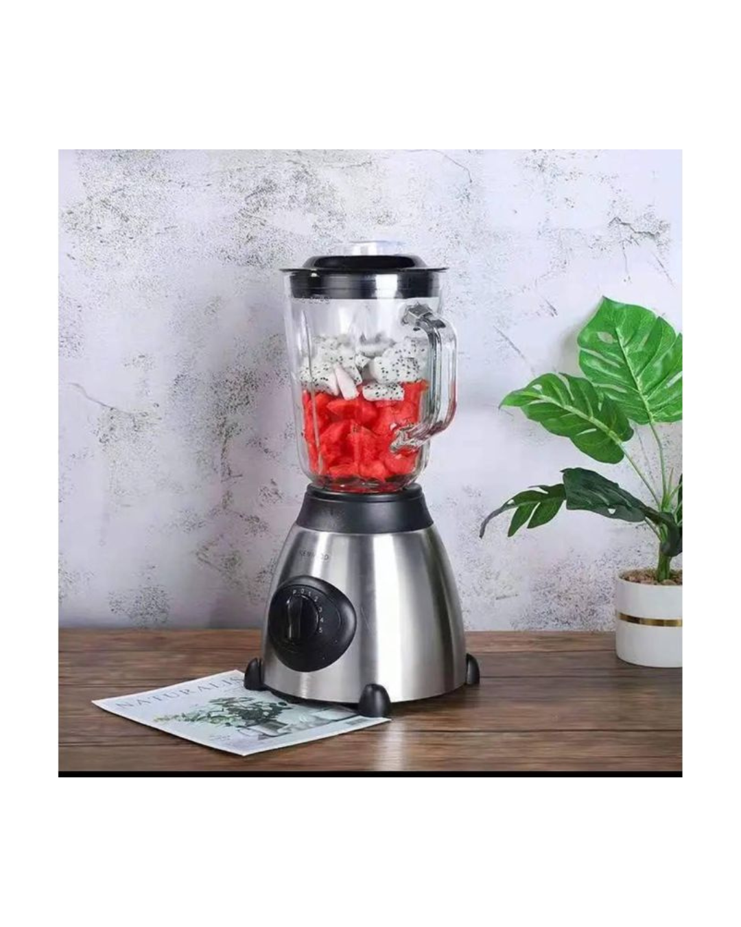 Blender akulli Kenwood me performancë të lartë 2 në 1 inox