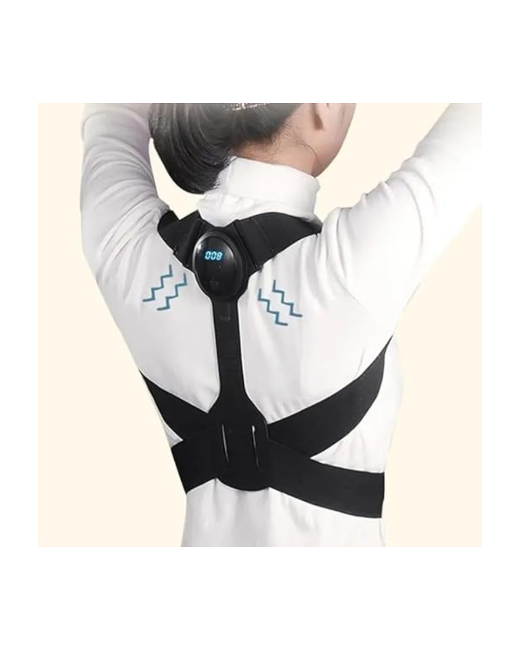 Rrip inteligjent korrigjues shpine me ekran LCD me dridhje të rregullueshme