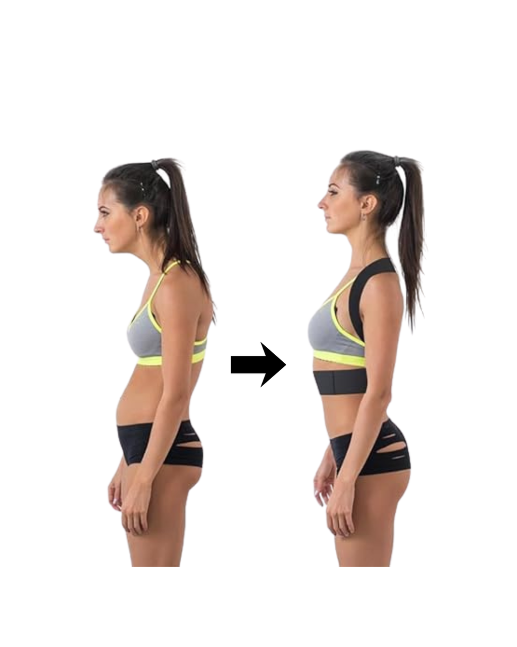 Rrip inteligjent korrigjues shpine me ekran LCD me dridhje të rregullueshme