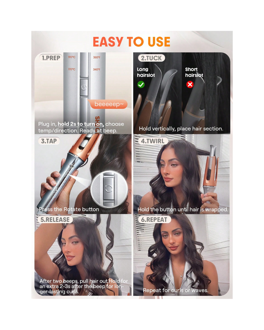 Kaçurrela me një prekje Sheglam It-Curl - 32 mm