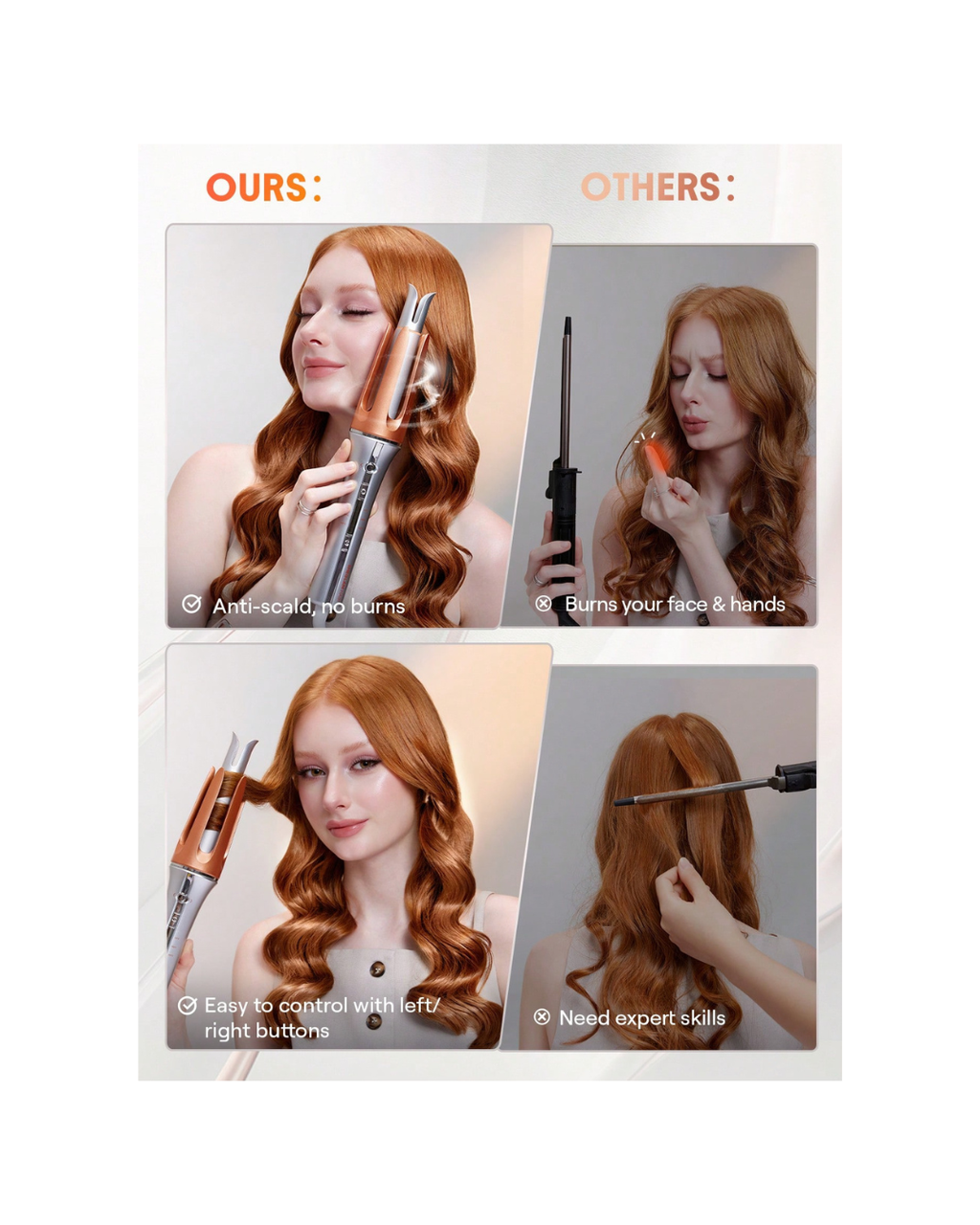 Kaçurrela me një prekje Sheglam It-Curl - 32 mm