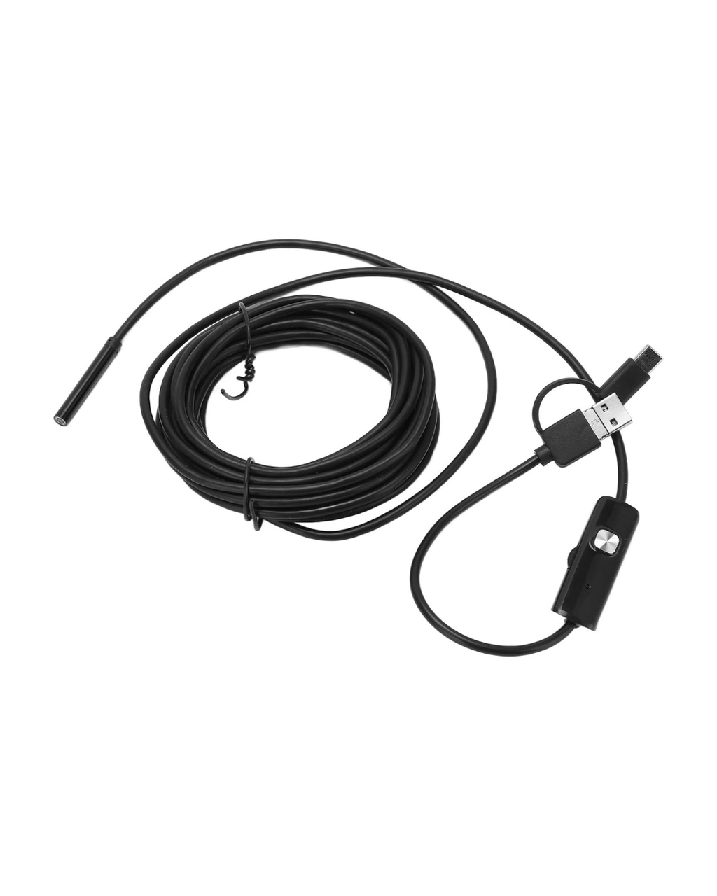 Kamerë Endoskopike për Telefon , AN100 5.5 mm Tel Fleksibël 3 në 1 (1M)