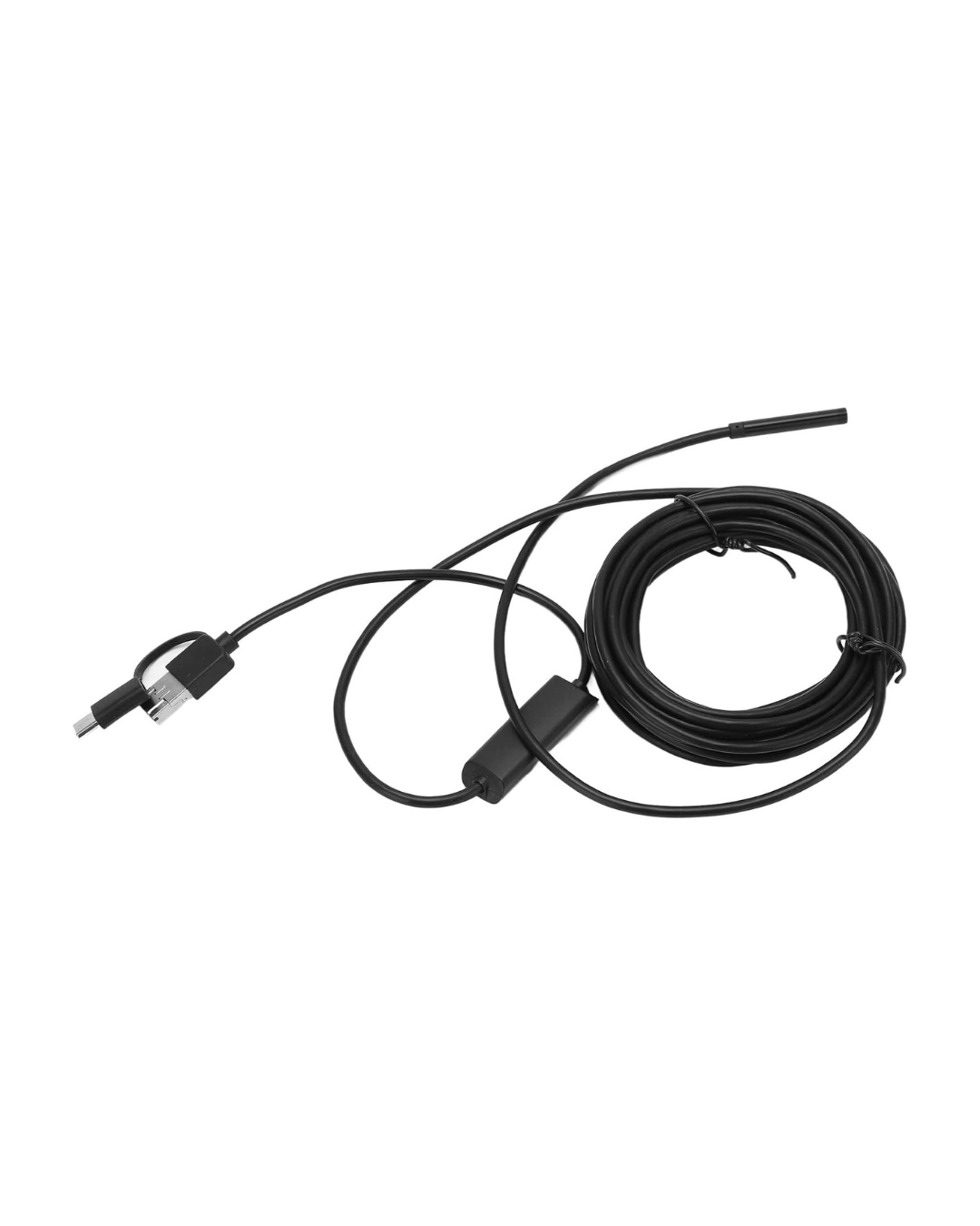 Kamerë Endoskopike për Telefon , AN100 5.5 mm Tel Fleksibël 3 në 1 (1M)