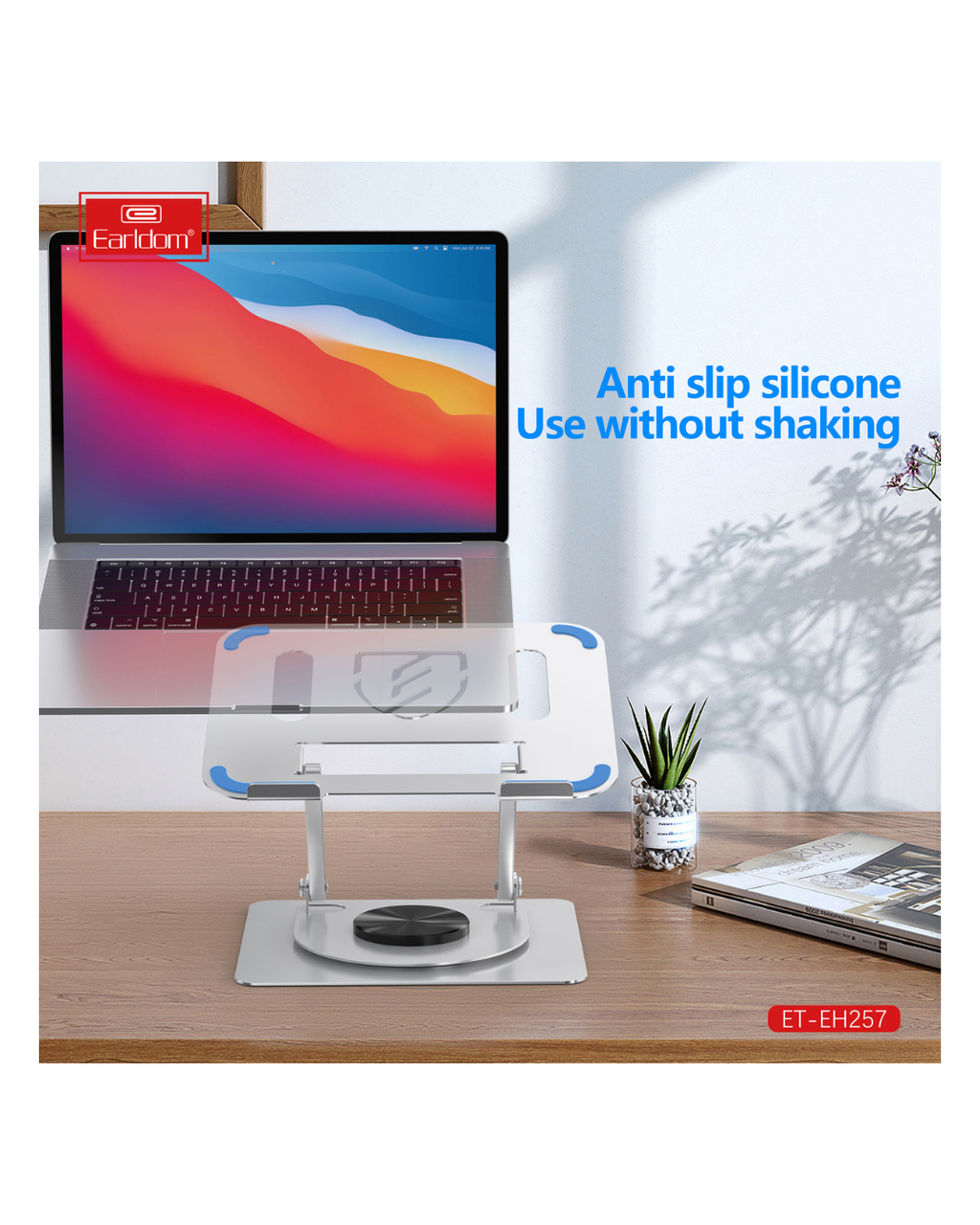 Mbështetëse për laptop Earldom EH-257 e rregullueshme 360°