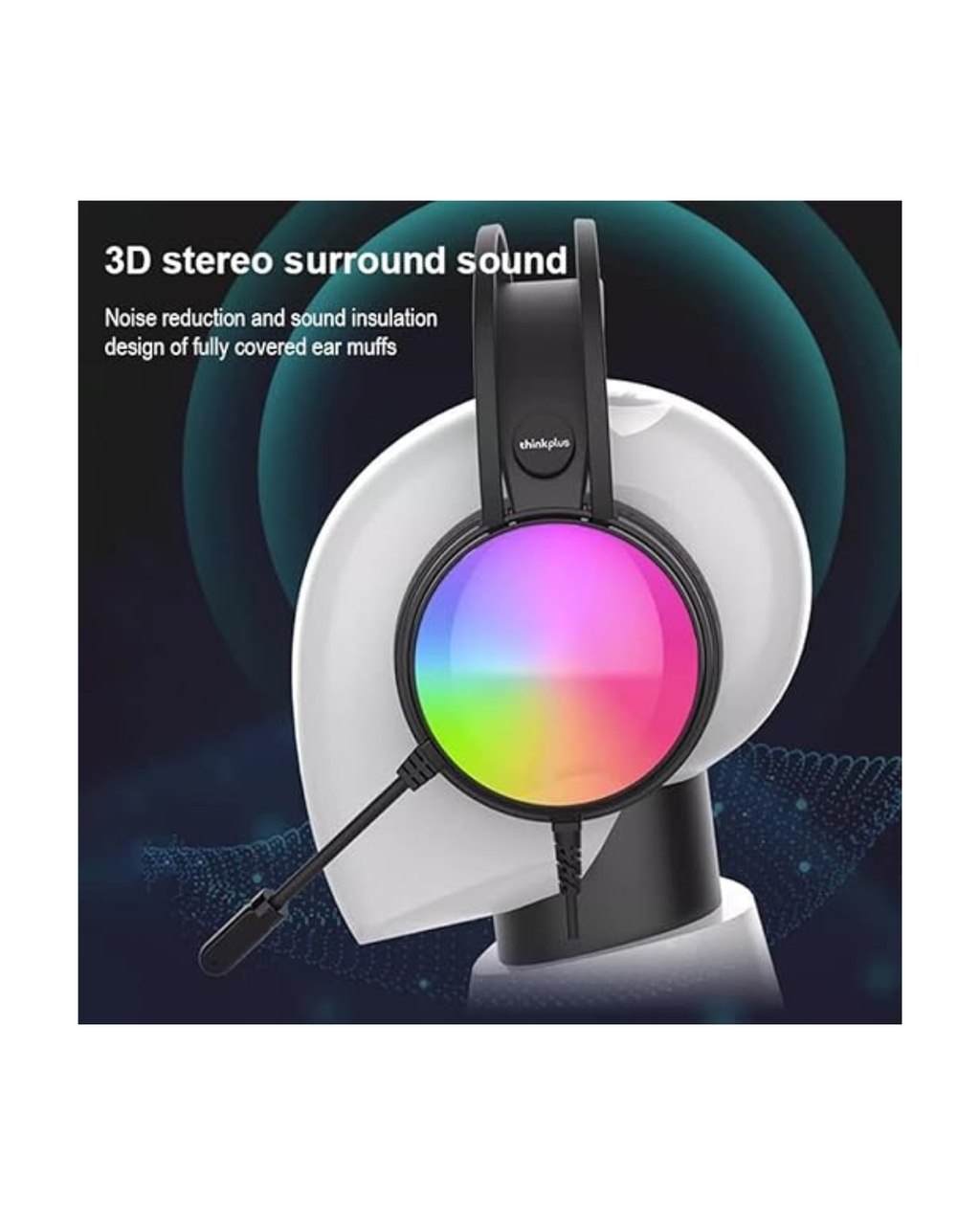 Kufje për Lojëra Lenovo ThinkPlus G83B RGB