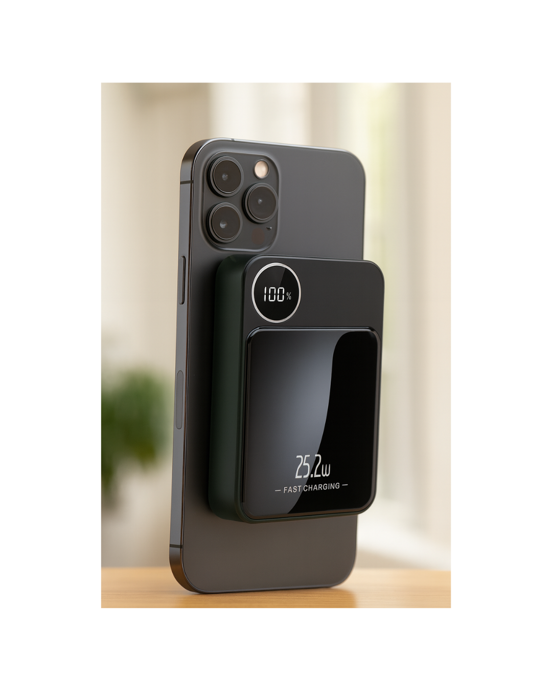 Power bank i shpejtë Magnetic 5000mAh për IOS dhe Android