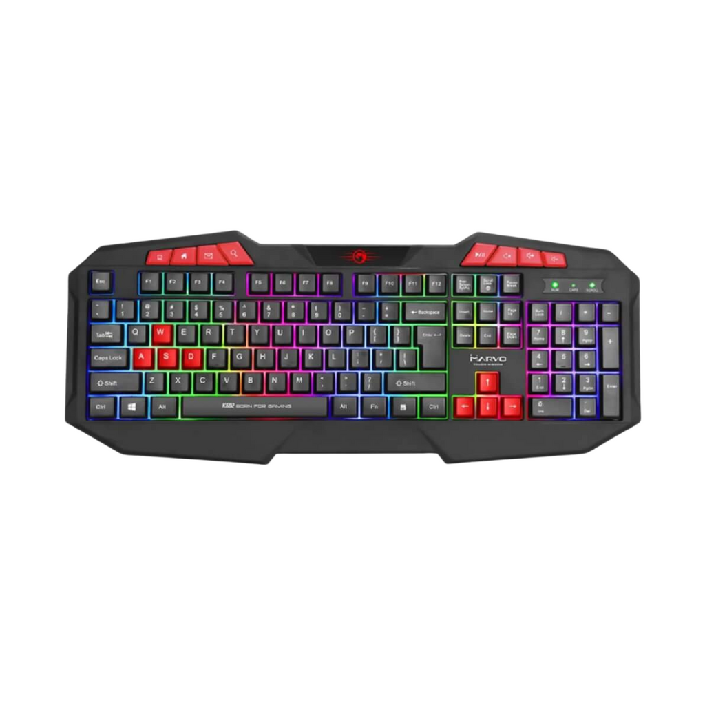 Tastierë Gaming Marvo Scorpion K602 Rainbow LED