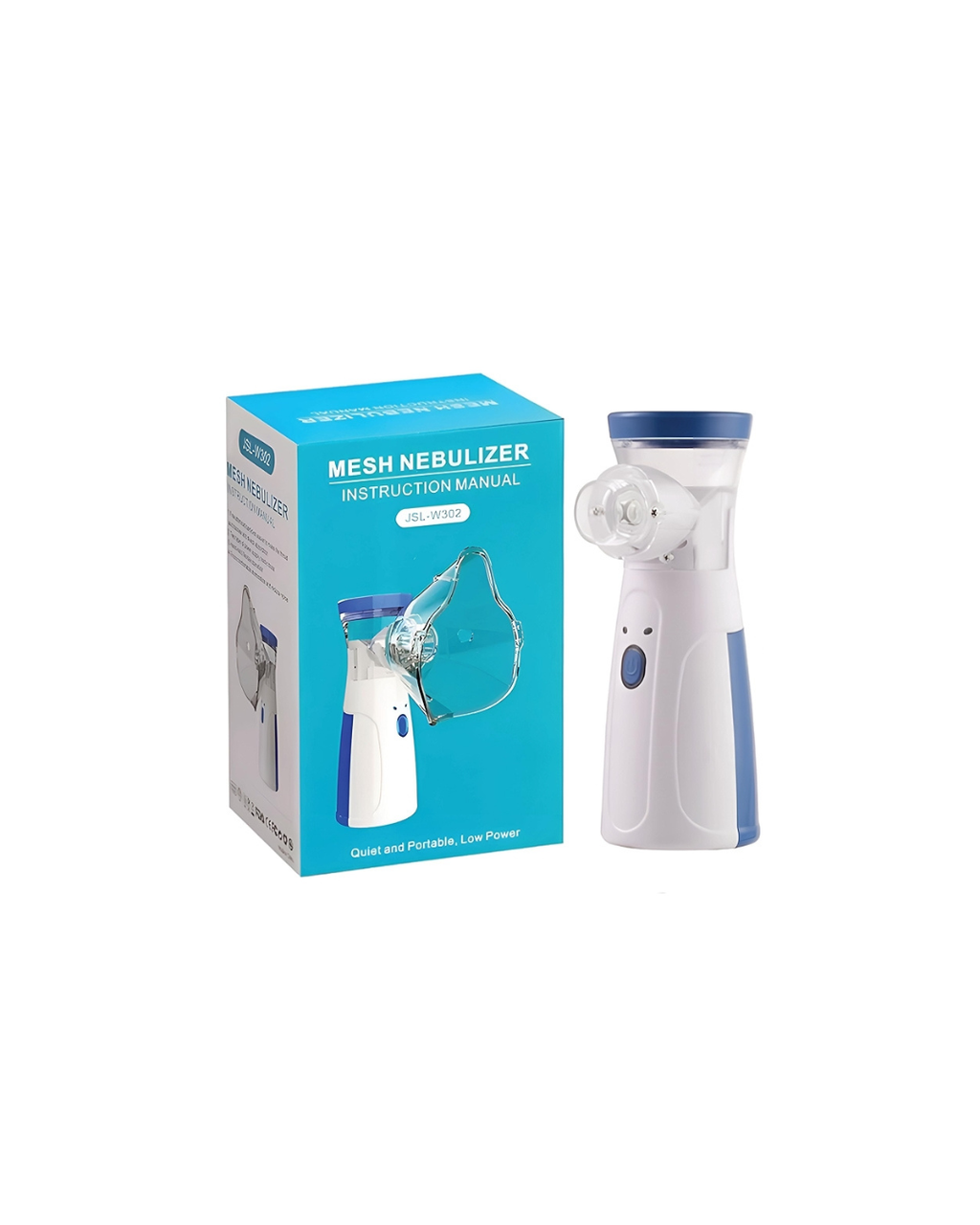 Nebulizator portativ me rrjetë ultrasonike për fëmijë dhe të rritur