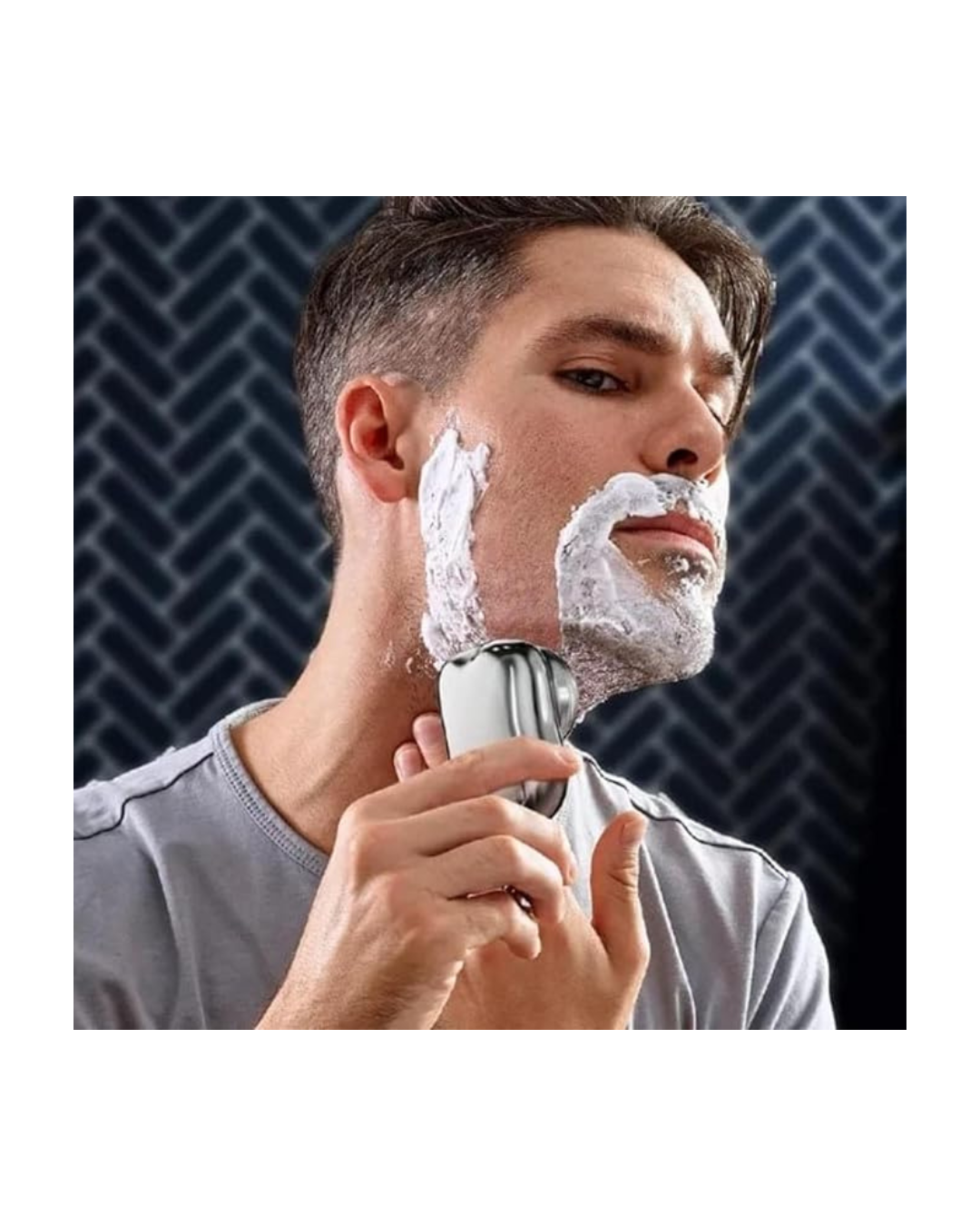 Mini Shaver për flokë të lagur dhe të thatë, i zi