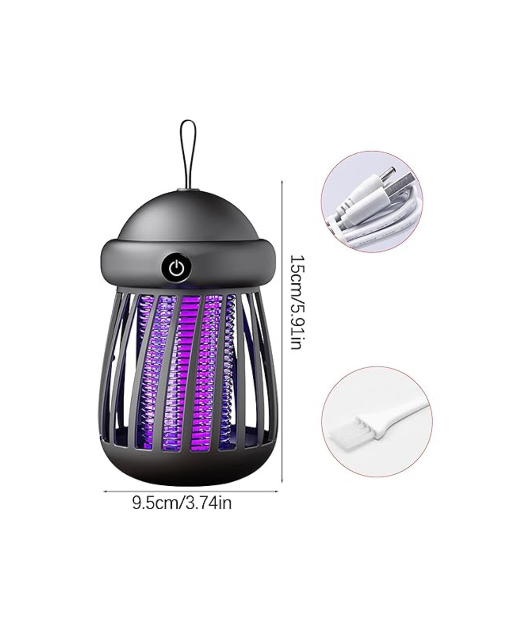 Llambë Kundër Mushkonjave USB 2-në-1
