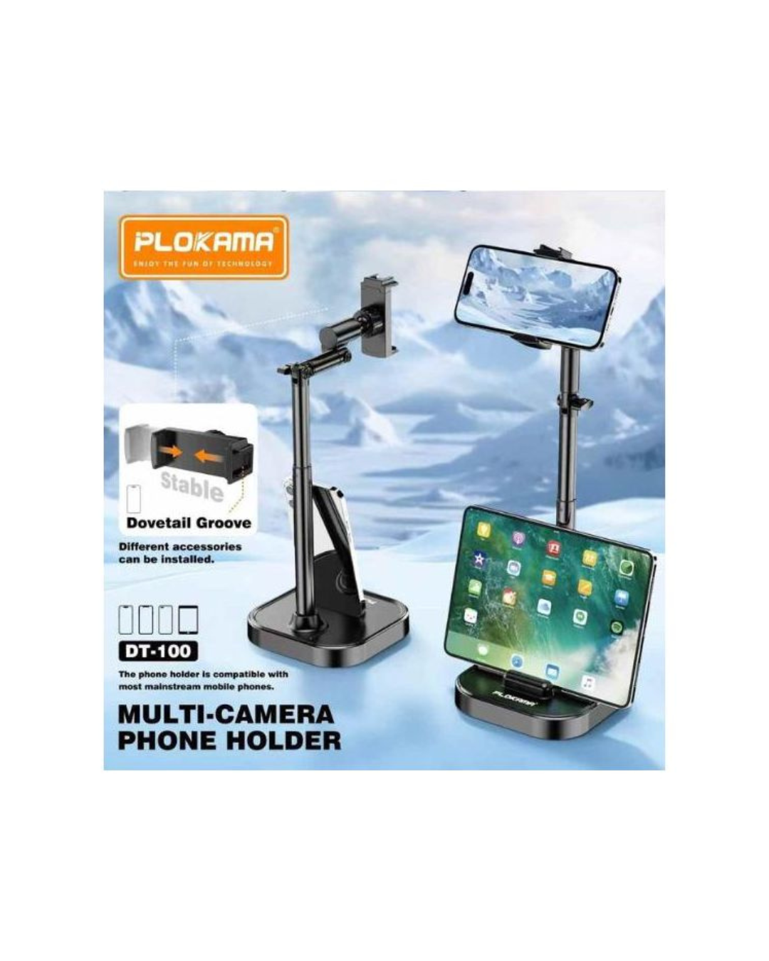 Mbajtëse telefoni për desktop Plokama DT-100
