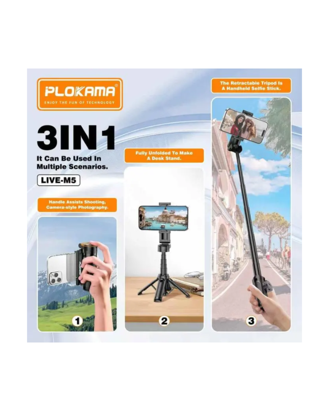 Mini shkop për selfie PLOKAMA M5