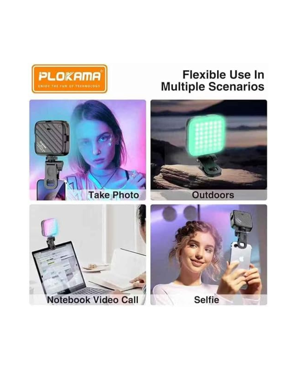 Dritë LED Plokama U80 për telefon ndriçim për fotografi profesionale