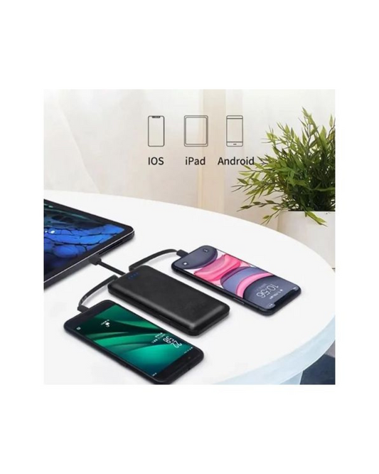 Earldom PB-41 Power Bank 10000mAh Ekran dixhital + Mbajtëse celulari