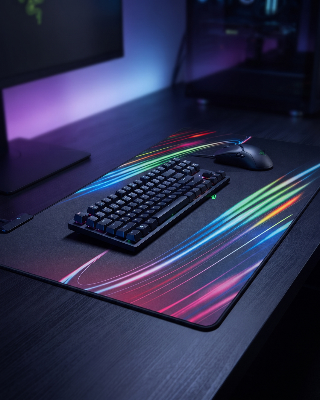 Razer Rainbow Mousepad për Lojëra - Speed Edition - (XL)
