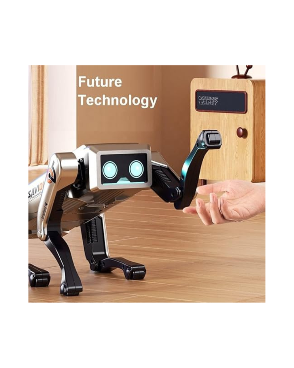 Lodër Mekanike Inteligjente Qen Robot me Ai me Telekomandë