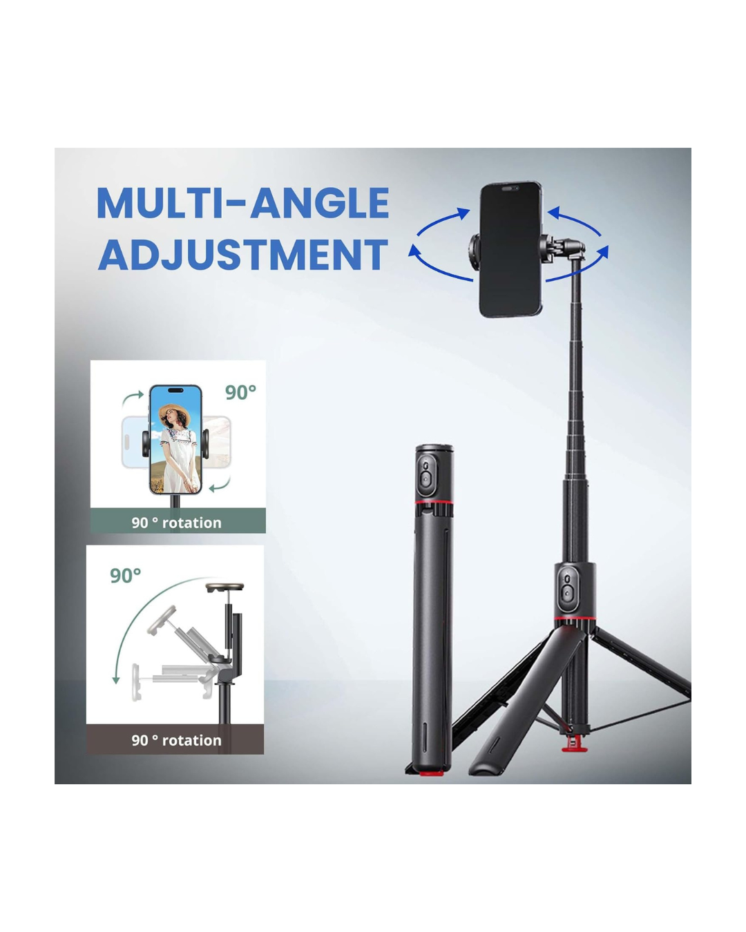 Selfie Stick Kratos e rrotullueshme 360°
