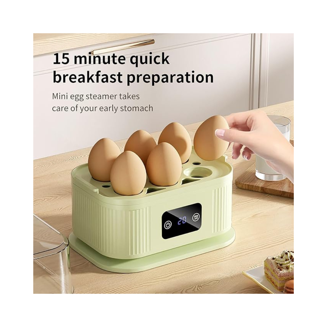 Pajisje inteligjente elektrike për zierjen e vezëve, me kohëmatës 5-30 minuta dhe fikje automatike