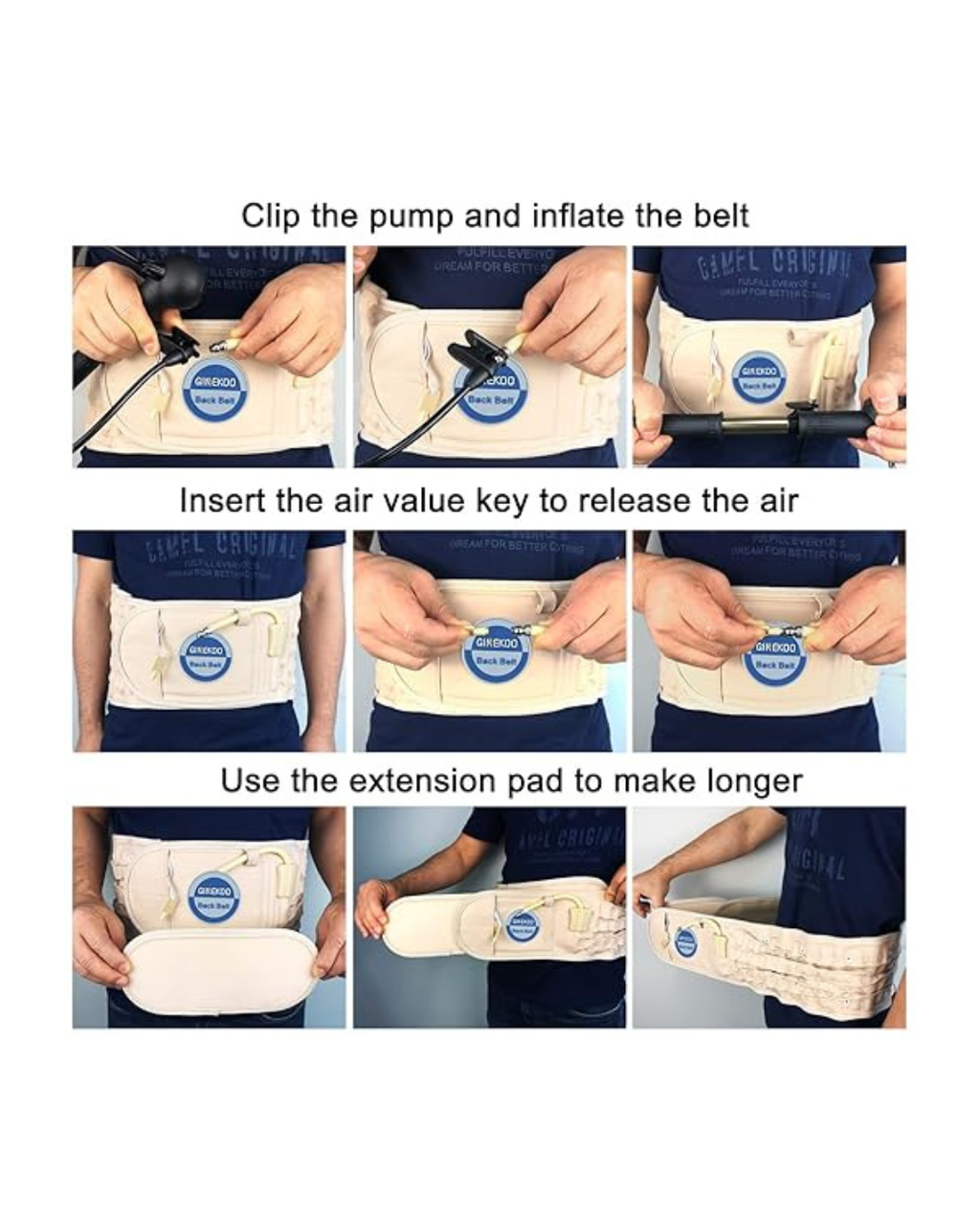 Rrip Shpine me Dekompresion Fizik me tërheqje Ajri për Kurrizin