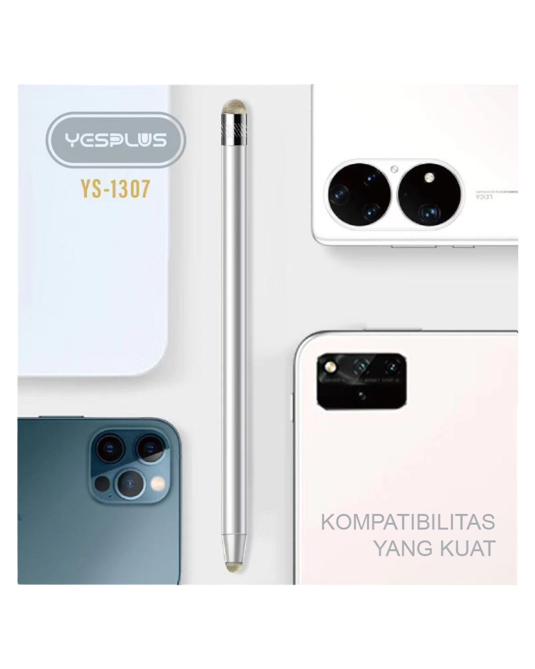 Stilolaps YESPLUS YS1307 Capcitive Stylus, e përputhshme me tabletin Android & iOS