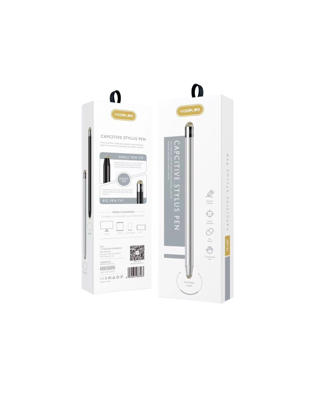 Stilolaps YESPLUS YS1307 Capcitive Stylus, e përputhshme me tabletin Android & iOS