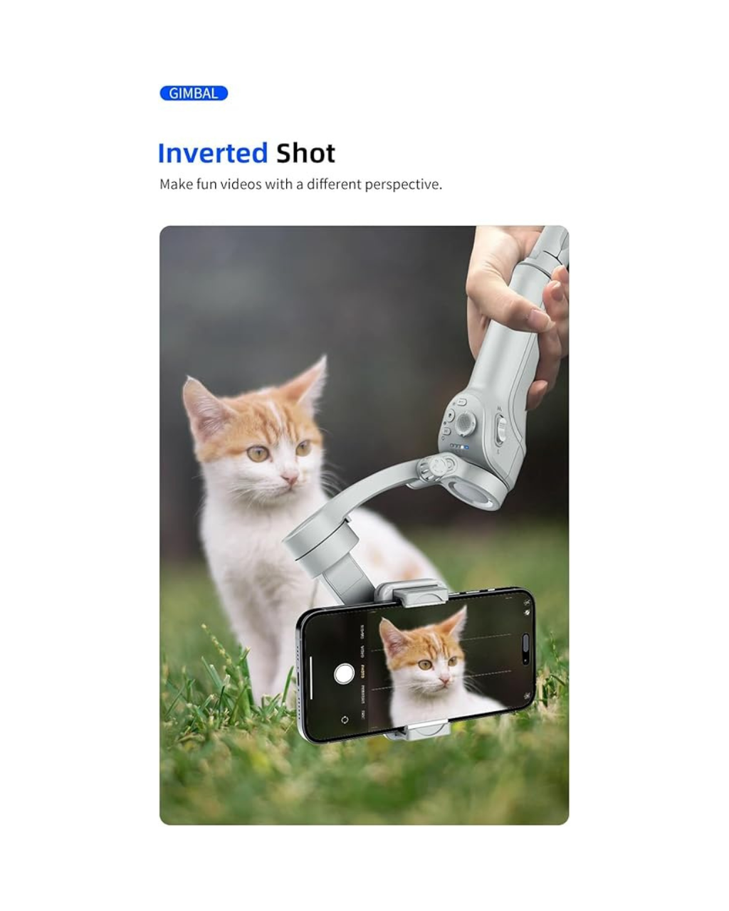 Stabilizer Telefoni Dore TOKQI M01 me 3 Akse Anti-Shumëkundje