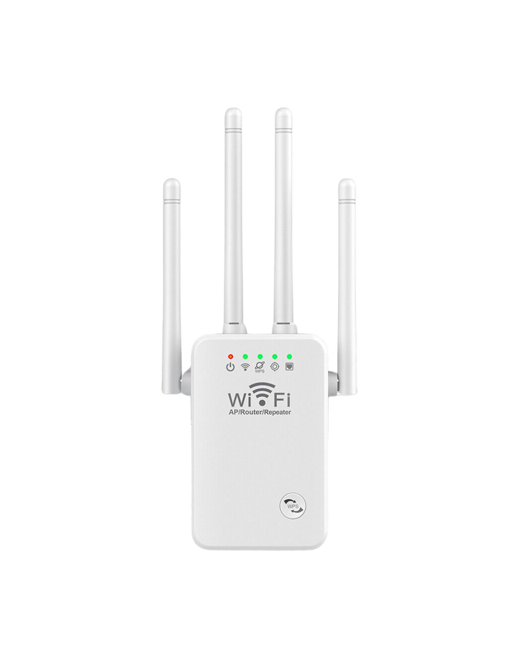 Përforcues WiFi Extender 2,4 GHz 300 Mbps me 4 antena me rreze të gjatë