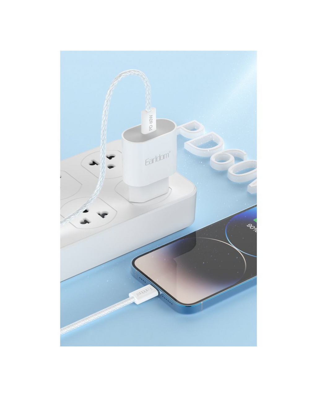 Kabllo Type-C 60W Fast charging Earldom EC-190C-C